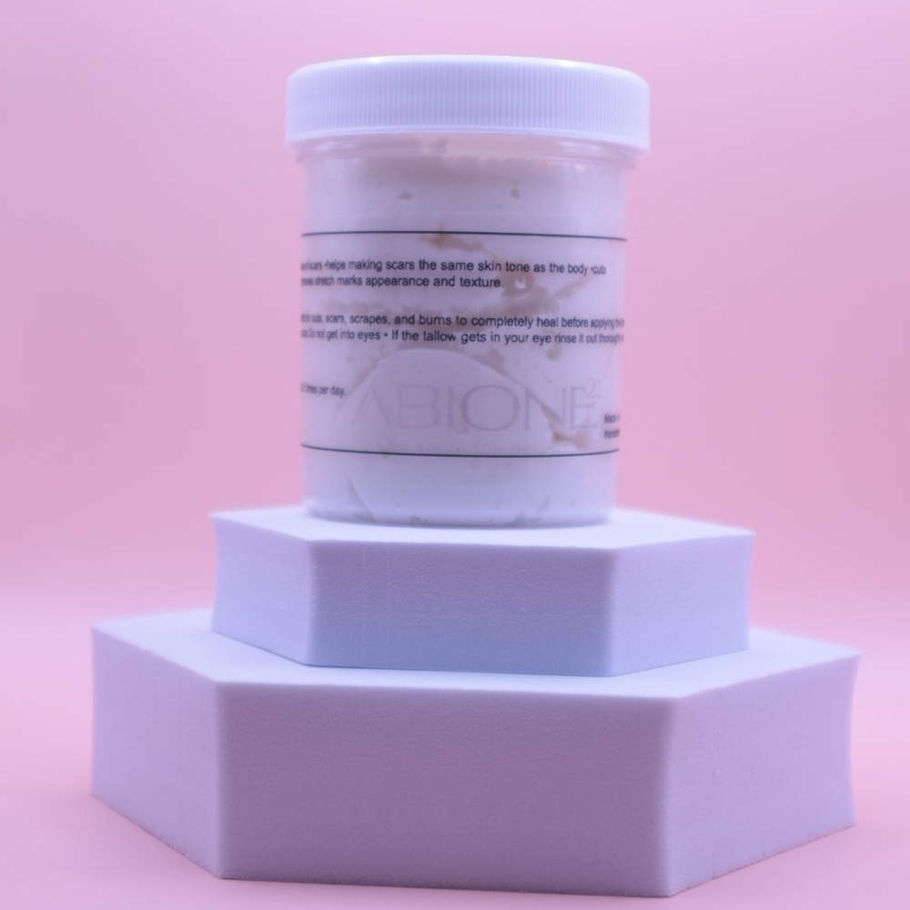 Lamb tallow for scars